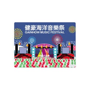 純白色壓克力明信片