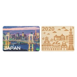 雷射雕刻木質明信片