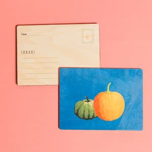 彩色噴印木質明信片