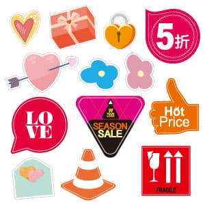 大A3雷射切割貼紙